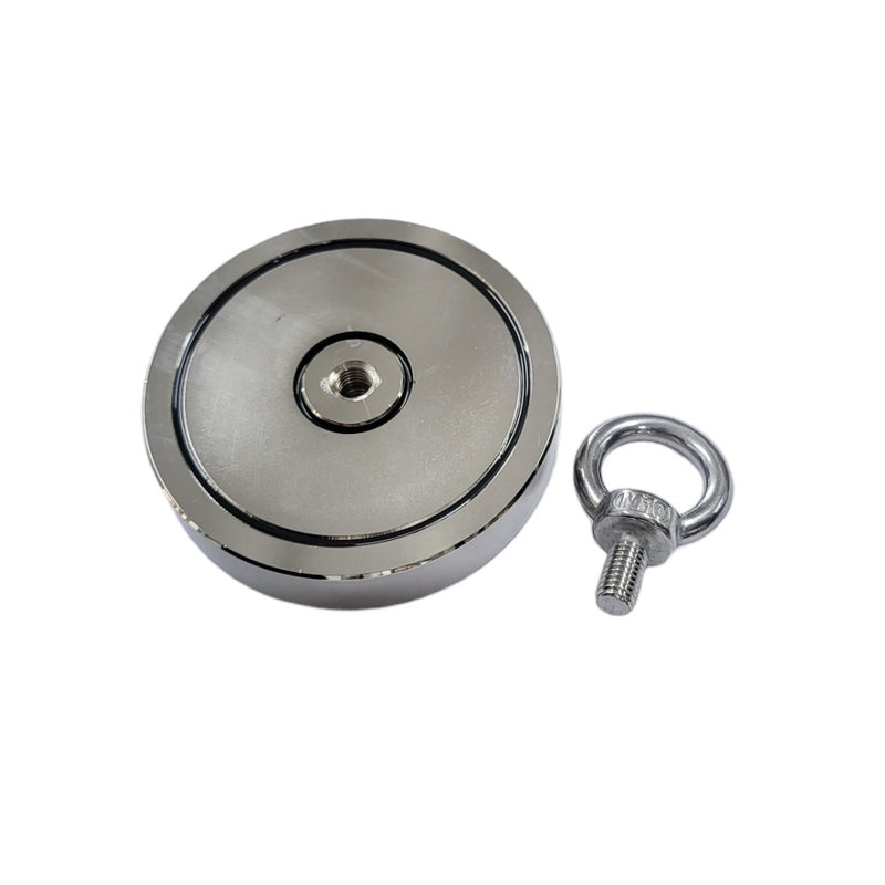 400kg Fishing Magnet with M10 Eyelet - 105mm x 22mm (Recovery Magnet)