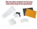 150mm x 60mm (0.9mm Thick) White Gloss Magnetic Label