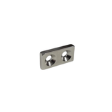 25mm x 12.5mm x 4mm Block - Twin Countersunk Holes 4.2mm/8.4mm - SOUTH