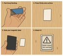 'Stick Anywhere' Self-Adhesive Magnet Receptive Stripping | 12.5mm