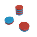 Colourful RED/BLUE Magnetic 'GO / NO GO' Reversible Button
