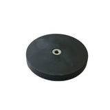 66mm x 8mm Rubber Pot Magnet | M5 Flush Internal Thread (Rare Earth)