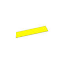 Write & Wipe Coloured Magnetic Labels - 200mm x 25mm (0.9mm Thick)