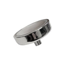 60mm x 15mm Pot with 12.5mm Post & Internal M8 Thread (Rare Earth)