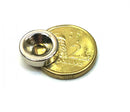OD 12.5 x ID 4.2 x 3.5mm thick Countersunk Hole NORTH  (Rare Earth)