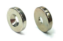 OD 20 x ID 5.2 x 4mm thick Countersunk Hole  NORTH  (Rare Earth)