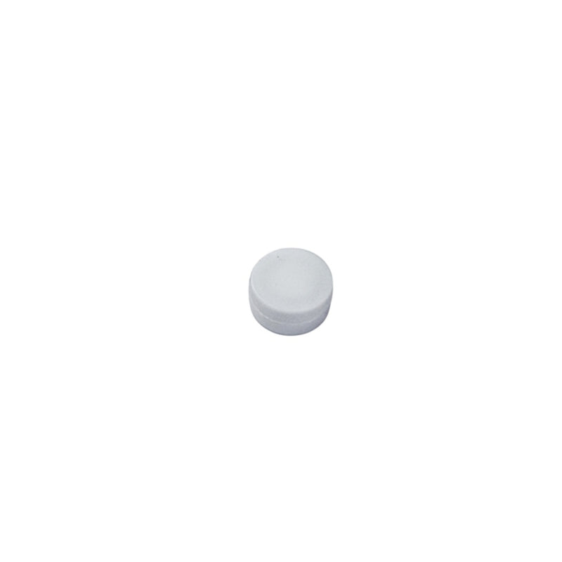 White Plastic Coated Neodymium Button Magnet 12.7mm x 6.35mm