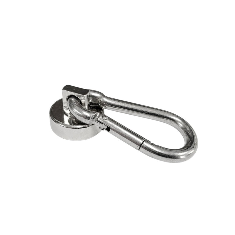 Carabiner Swing Hook Magnet - 25mm x 8mm (Rare Earth)