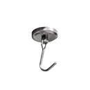 Swing Hook Pot Magnet Silver - 32mm Diameter (Rare Earth)