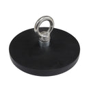 88mm x 8.5mm Rubber Pot Magnet with Eye Bolt (Rare Earth)