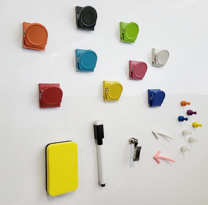 Magnetic Memo / Document Clip - Orange