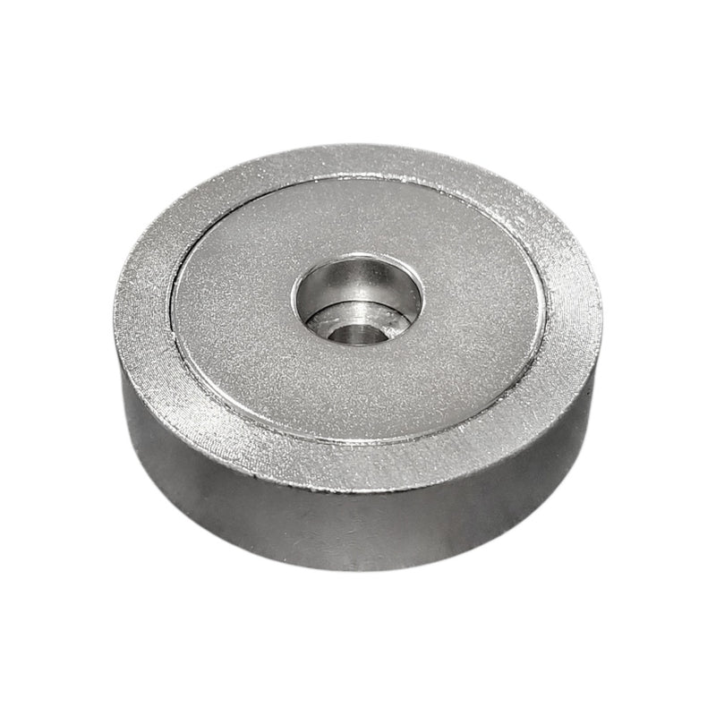 60mm x 15mm Pot with 8.5mm Hole - Machined Finish (Rare Earth)