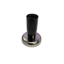 36mm x 47mm N38 neodymium pot magnet with black M6 gripper handle, stood upright