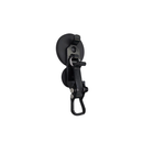 Magnetic quick release locking clamp closed and empty, front view showing both magnet bases stacked