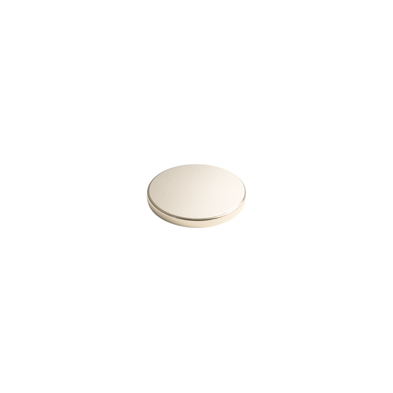 12mm x 1mm Disc - North Pole Dent - N48 (Rare Earth)