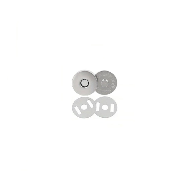 No-Sew Magnetic Snap Button Set - Silver | Gold | Bronze | Gunmetal (14mm)