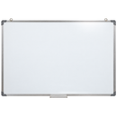1500mm x 1000mm magnetic whiteboard with an aluminium frame and lower marker tray