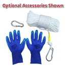 550kg Double Sided Fishing Magnet M10 Eyelets - 115mm x 30mm (Recovery Magnet)