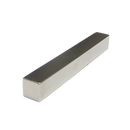 a rectangular metal bar on a black background