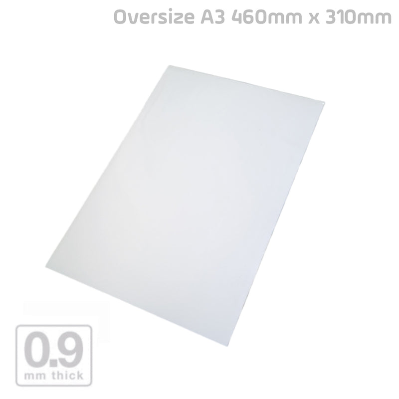 A3 x 0.9mm White Gloss PET Magnetic Whiteboard (Oversize A3)