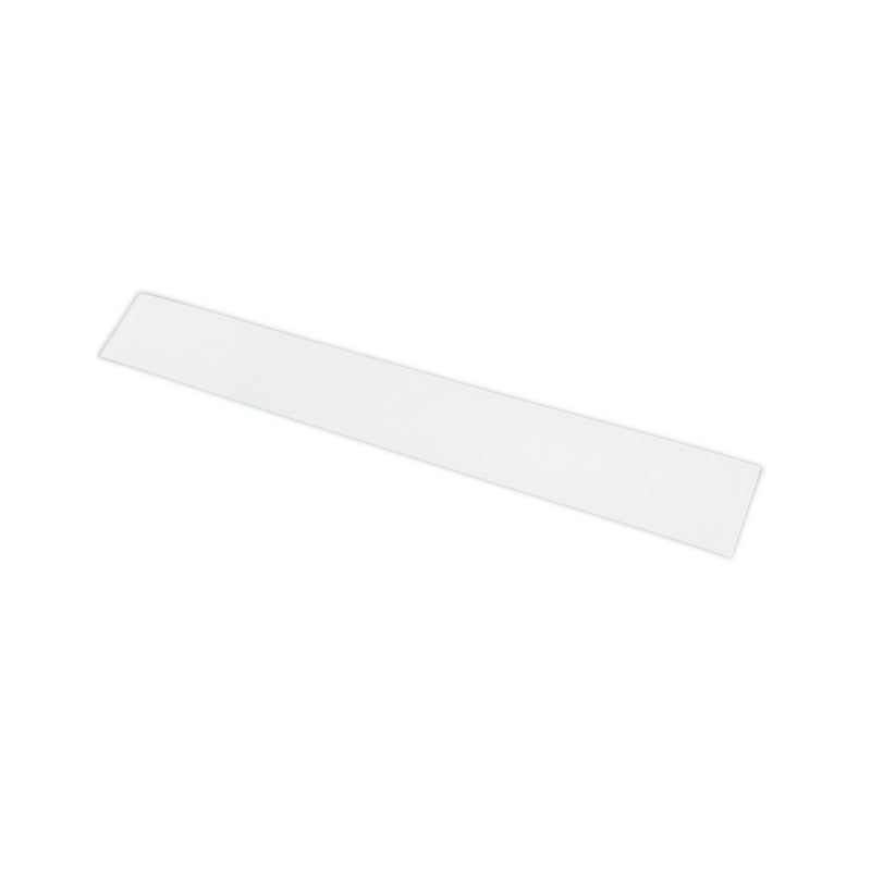 200mm x 25mm (0.9mm Thick) White Gloss Magnetic Label