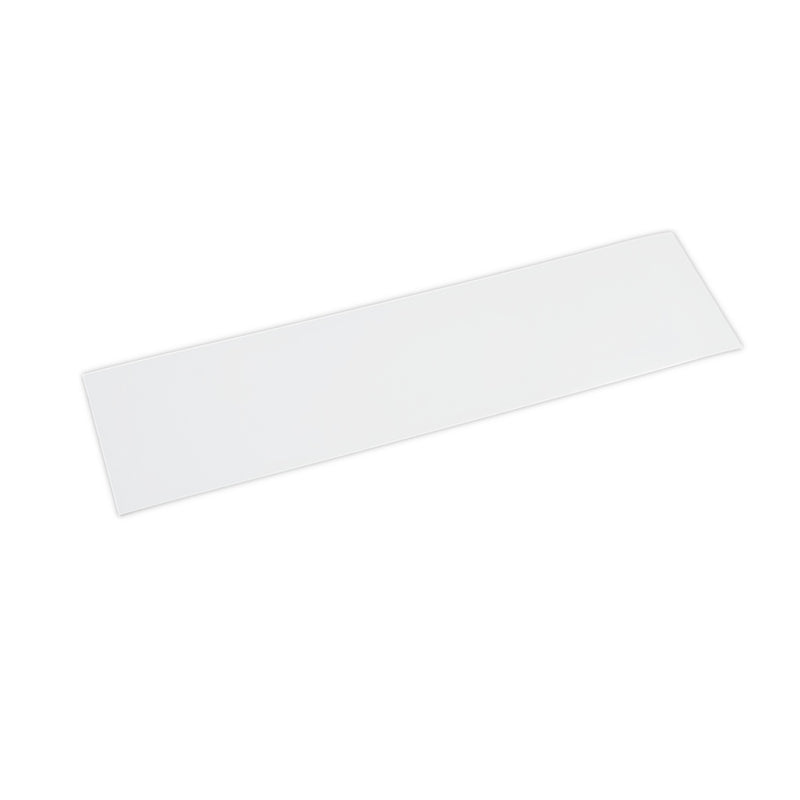 200mm x 50mm (0.9mm Thick) White Gloss Magnetic Label