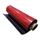 590mm x 0.6mm Thick - Coloured Magnetic Rubber | Red