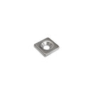 10mm x 10mm x 2mm Block - Countersunk Hole 3.2mm/6.4mm - SOUTH