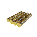 12mm x 2mm Disc - N42 (Rare Earth, Gold)