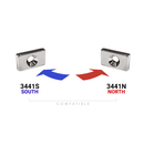 20mm x 12mm x 4mm Block - Countersunk Hole 4.2mm/8.4mm - SOUTH