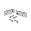 Matched Pair 30mm x 10mm x 3mm Countersunk Block Magnets with Screws