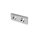 30mm x 10mm x 3mm Block - Twin Countersunk Hole 3.2mm/6.4mm - NORTH
