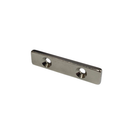 40mm x 9mm x 3mm neodymium block magnet with twin 3.2mm/6.4mm countersunk holes