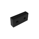 40mm x 20mm x 10mm Block - Twin Double Sided Countersunk Holes 4.2mm/8.4mm - Plastic Coated