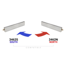 50mm x 10mm x 2mm Block - 3M Adhesive - SOUTH