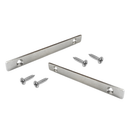 Matched Pair 100mm x 9mm x 3mm Countersunk Block Magnets with Screws