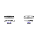 32mm x 6.8mm Low Profile Pot with 5.5mm Countersunk Hole (Rare Earth)