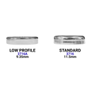 48mm x 9.35mm Low Profile Pot with 8.5mm Countersunk Hole (Rare Earth)