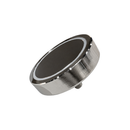 75mm x 18mm neodymium pot magnet with M10 x 25mm external threaded boss, alternate view