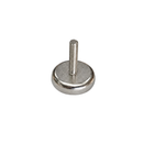 32mm x 8mm neodymium pot magnet with M6 x 25mm external threaded boss
