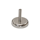 36mm x 8mm neodymium pot magnet with M6 x 25mm external threaded boss