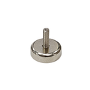 25mm x 8mm neodymium pot magnet with M5 x 15mm external threaded boss