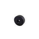 OD 19mm x H 6.4mm plastic coated countersunk ring magnet, angled view showing the countersunk hole