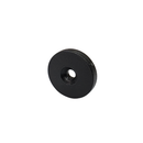 OD 25mm x H 4.4mm plastic coated countersunk ring magnet, angled view showing the countersunk hole