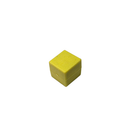 13mm x 13mm x 13mm plastic coated neodymium block magnet in yellow