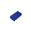 25.4mm x 12.7mm x 6.3mm blue plastic coated neodymium block magnet