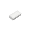 25.4mm x 12.7mm x 6.3mm white plastic coated neodymium block magnet
