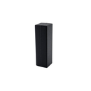 40mm x 12mm x 12mm plastic coated neodymium block magnet standing upright on one end