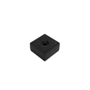 25.4mm square plastic coated countersunk block magnet, further product view