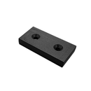 50.8mm x 25.4mm x 8mm plastic coated twin countersunk block magnet, further product view
